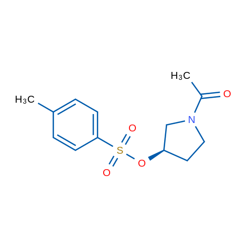 (R)-1-Acetylpyrrolidin-3-yl 4-methylbenzenesulfonate 1g