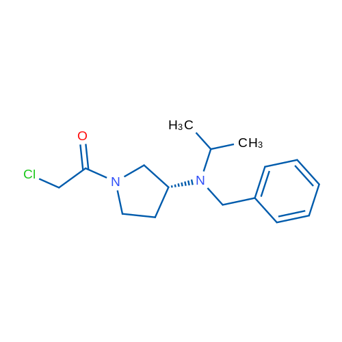 (R)-1-(3-(Benzyl(isopropyl)amino)pyrrolidin-1-yl)-2-chloroethanone 1g