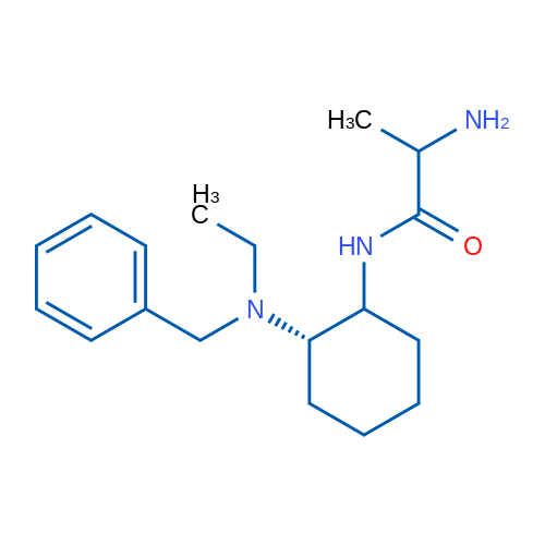 2-Amino-N-((2S)-2-(benzyl(ethyl)amino)cyclohexyl)propanamide 1g