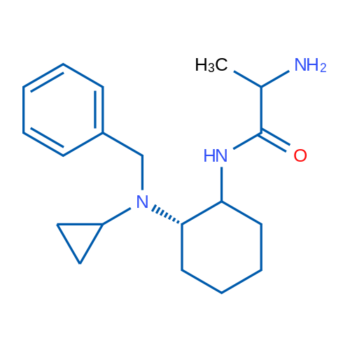 2-Amino-N-((2S)-2-(benzyl(cyclopropyl)amino)cyclohexyl)propanamide 1g