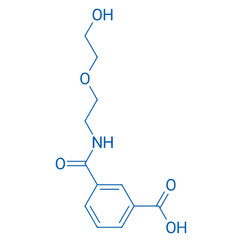 3-((2-(2-Hydroxyethoxy)ethyl)carbamoyl)benzoic acid 1g