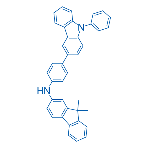 9,9-Dimethyl-N-(4-(9-phenyl-9H-carbazol-3-yl)phenyl)-9H-fluoren-2-amine 250mg