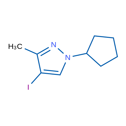 1-Cyclopentyl-4-iodo-3-methyl-1H-pyrazole 1g