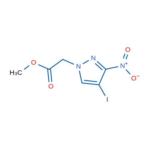 Methyl 2-(4-iodo-3-nitro-1H-pyrazol-1-yl)acetate 5g