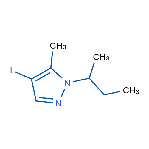 1-(sec-Butyl)-4-iodo-5-methyl-1H-pyrazole 1g