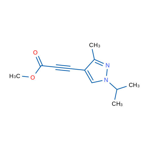 Methyl 3-(1-isopropyl-3-methyl-1H-pyrazol-4-yl)propiolate 1g