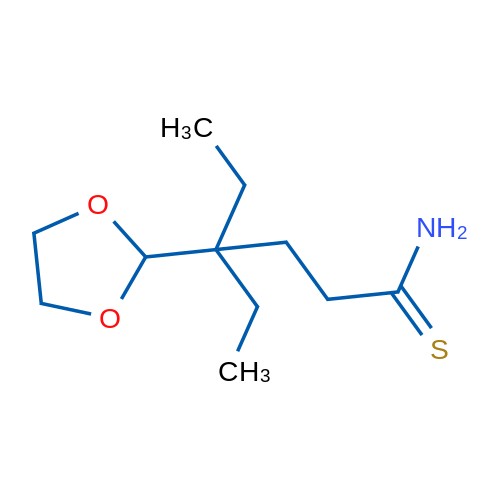 4-(1,3-Dioxolan-2-yl)-4-ethylhexanethioamide 1g