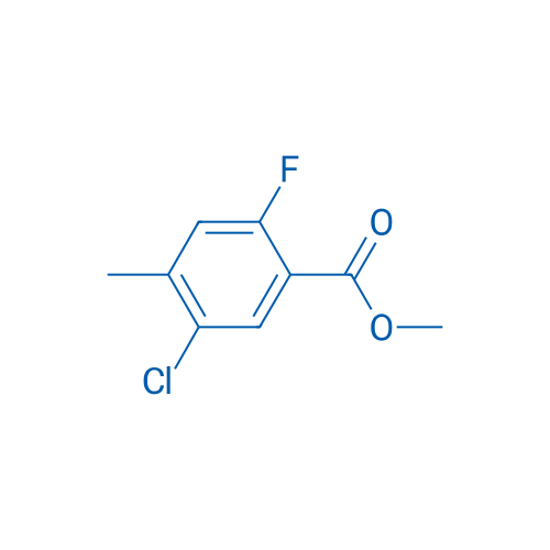 Methyl 5-chloro-2-fluoro-4-methylbenzoate 250mg