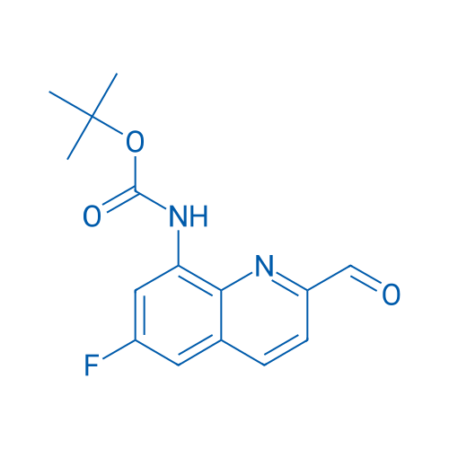 tert-Butyl (6-fluoro-2-formylquinolin-8-yl)carbamate 1g