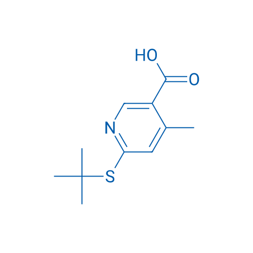 6-(tert-Butylthio)-4-methylnicotinic acid 1g