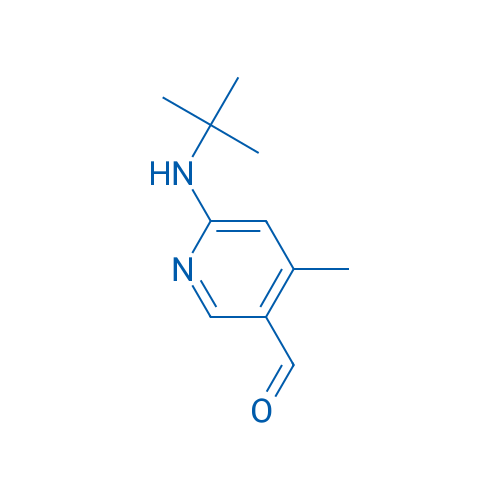 6-(tert-Butylamino)-4-methylnicotinaldehyde 250mg