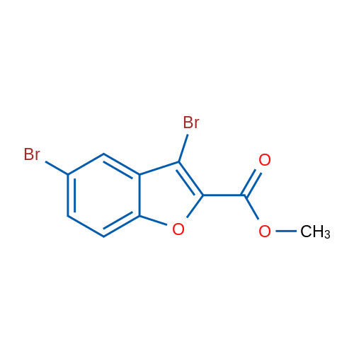 Methyl 3,5-dibromobenzofuran-2-carboxylate 1g