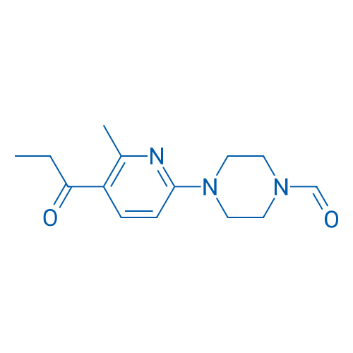4-(6-Methyl-5-propionylpyridin-2-yl)piperazine-1-carbaldehyde 1g