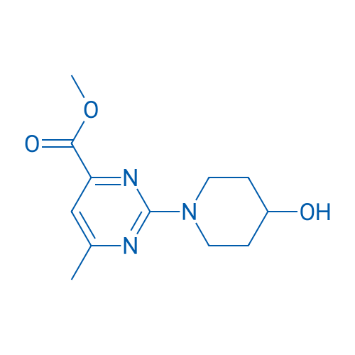 Methyl 2-(4-hydroxypiperidin-1-yl)-6-methylpyrimidine-4-carboxylate 1g