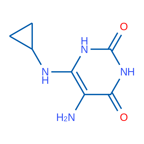 5-Amino-6-(cyclopropylamino)pyrimidine-2,4(1H,3H)-dione 1g