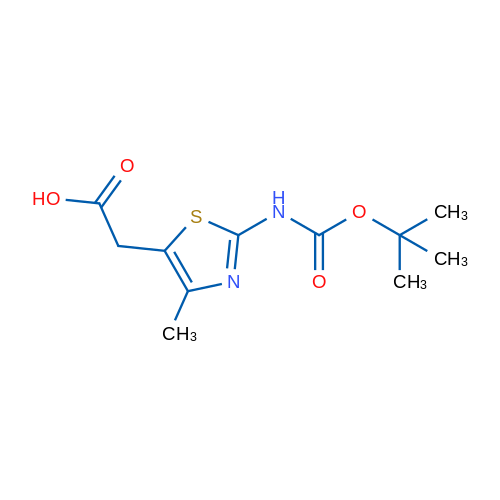 2-(2-((tert-Butoxycarbonyl)amino)-4-methylthiazol-5-yl)acetic acid 1g