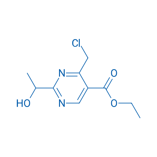 Ethyl 4-(chloromethyl)-2-(1-hydroxyethyl)pyrimidine-5-carboxylate 1g