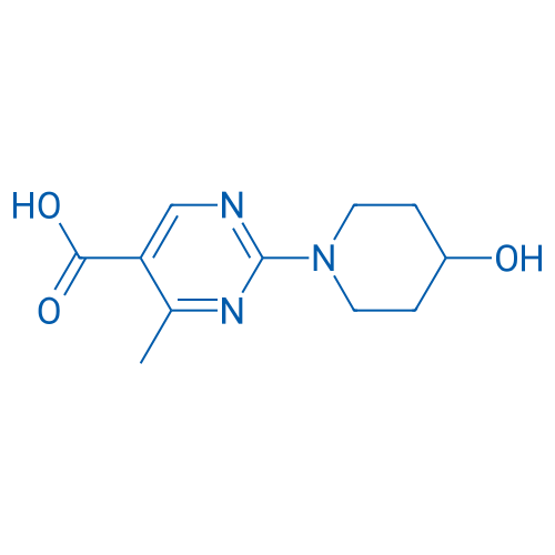 2-(4-Hydroxypiperidin-1-yl)-4-methylpyrimidine-5-carboxylic acid 1g