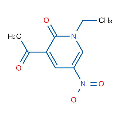 3-Acetyl-1-ethyl-5-nitropyridin-2(1H)-one 1g