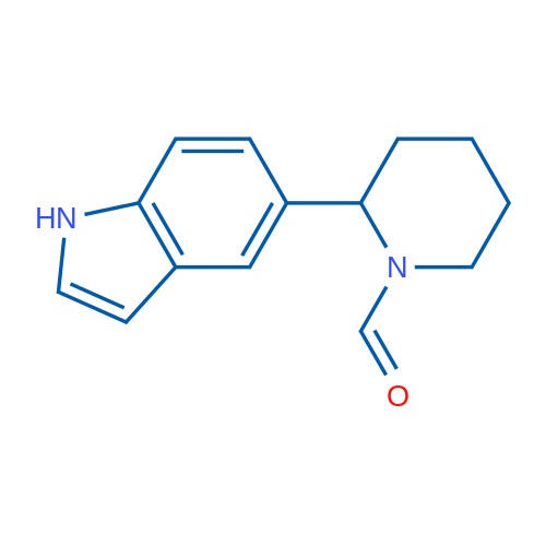 2-(1H-Indol-5-yl)piperidine-1-carbaldehyde 1g