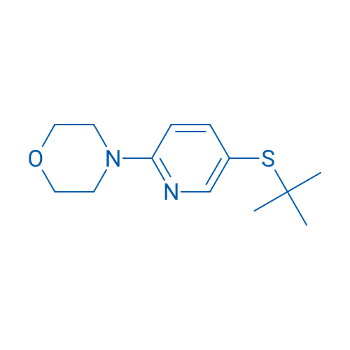 4-(5-(tert-Butylthio)pyridin-2-yl)morpholine 1g