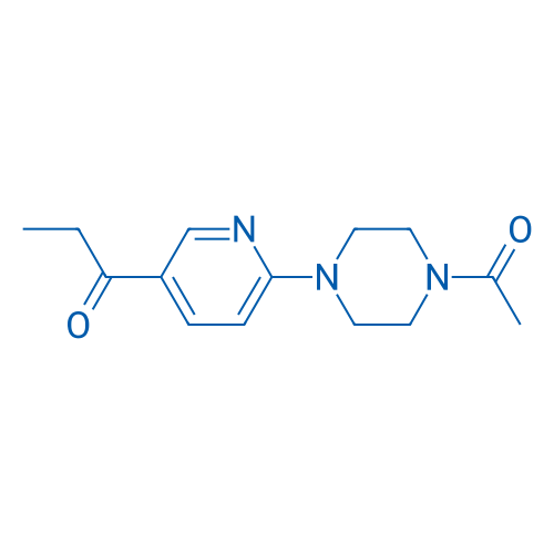 1-(6-(4-Acetylpiperazin-1-yl)pyridin-3-yl)propan-1-one 1g