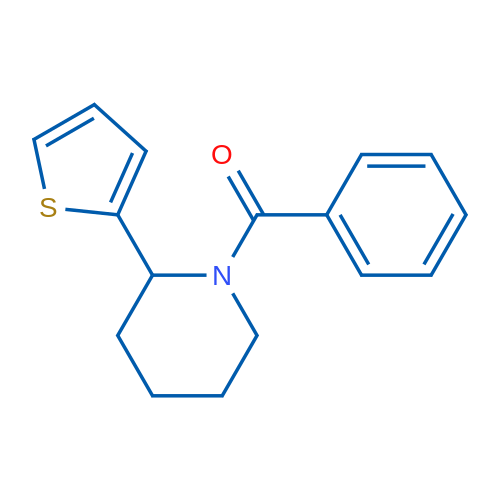 Phenyl(2-(thiophen-2-yl)piperidin-1-yl)methanone 1g