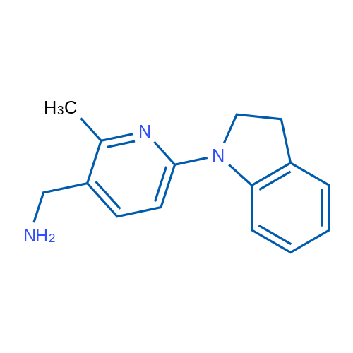 (6-(Indolin-1-yl)-2-methylpyridin-3-yl)methanamine 1g