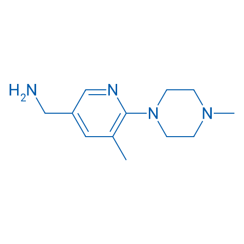 (5-Methyl-6-(4-methylpiperazin-1-yl)pyridin-3-yl)methanamine 1g