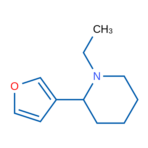 1-Ethyl-2-(furan-3-yl)piperidine 1g