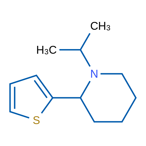 1-Isopropyl-2-(thiophen-2-yl)piperidine 1g