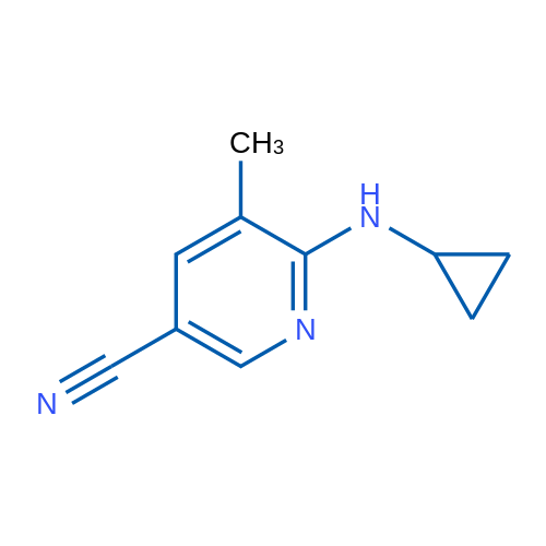 6-(Cyclopropylamino)-5-methylnicotinonitrile 1g