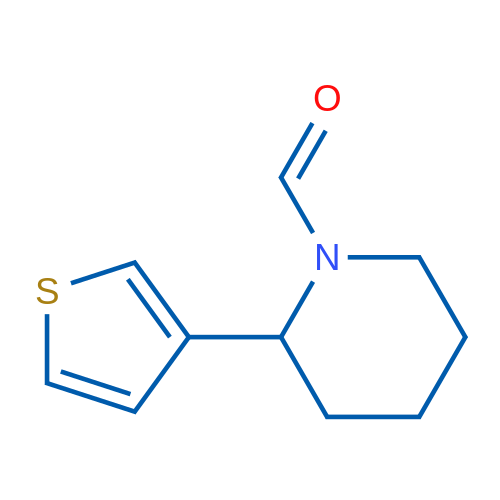 2-(Thiophen-3-yl)piperidine-1-carbaldehyde 1g