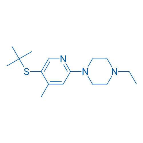 1-(5-(tert-Butylthio)-4-methylpyridin-2-yl)-4-ethylpiperazine 1g