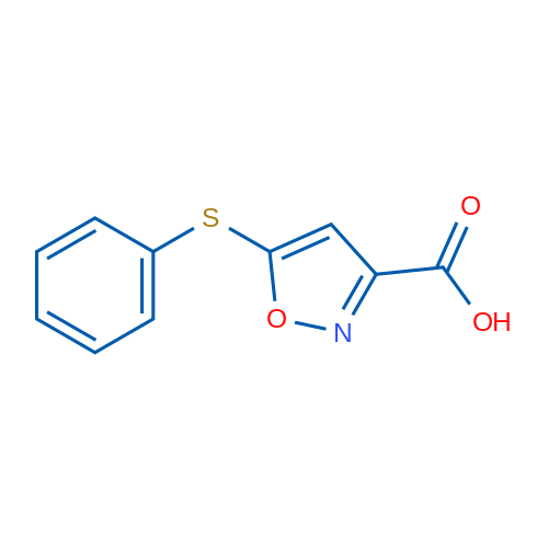 5-(Phenylthio)isoxazole-3-carboxylic acid 1g