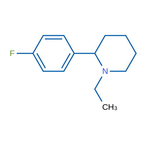 1-Ethyl-2-(4-fluorophenyl)piperidine 1g