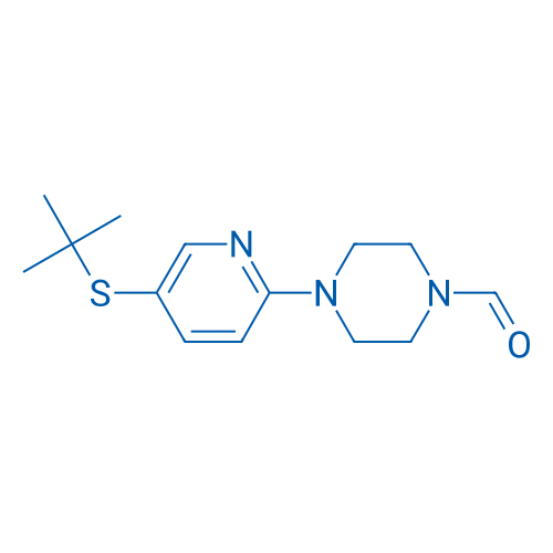 4-(5-(tert-Butylthio)pyridin-2-yl)piperazine-1-carbaldehyde 1g