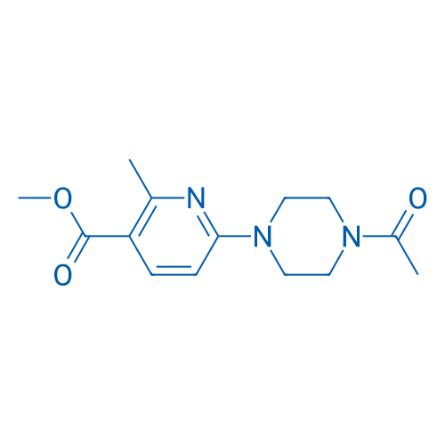 Methyl 6-(4-acetylpiperazin-1-yl)-2-methylnicotinate 1g