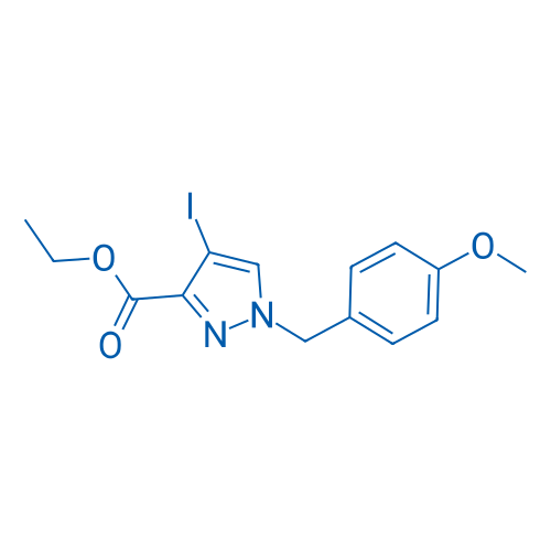 Ethyl 4-iodo-1-(4-methoxybenzyl)-1H-pyrazole-3-carboxylate 250mg