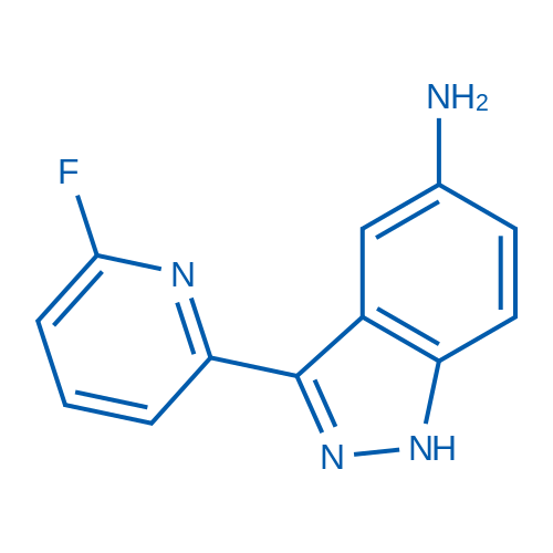 3-(6-Fluoropyridin-2-yl)-1H-indazol-5-amine 1g