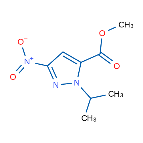 Methyl 1-isopropyl-3-nitro-1H-pyrazole-5-carboxylate 1g