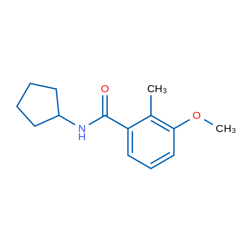 N-Cyclopentyl-3-methoxy-2-methylbenzamide 1g