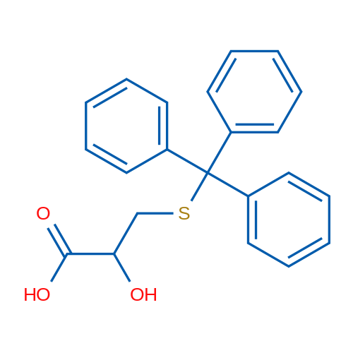 2-Hydroxy-3-(tritylthio)propanoic acid 1g