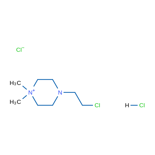 4-(2-Chloroethyl)-1,1-dimethylpiperazin-1-ium chloride hydrochloride 1g