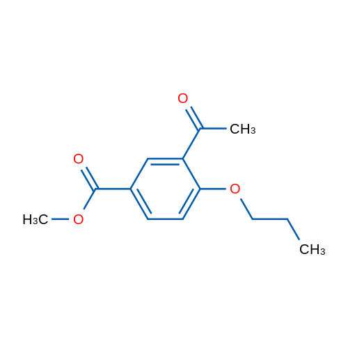 Methyl 3-acetyl-4-propoxybenzoate 1g