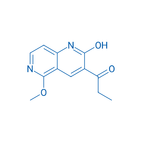 1-(2-Hydroxy-5-methoxy-1,6-naphthyridin-3-yl)propan-1-one 250mg