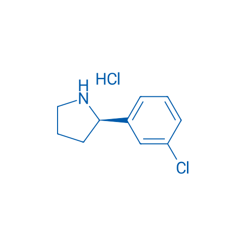 (R)-2-(3-Chlorophenyl)pyrrolidine hydrochloride 1g