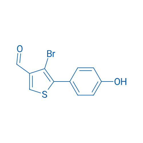 4-Bromo-5-(4-hydroxyphenyl)thiophene-3-carbaldehyde 1g
