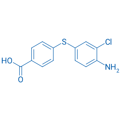 4-((4-Amino-3-chlorophenyl)thio)benzoic acid 250mg