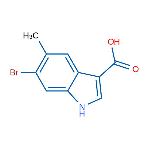 6-Bromo-5-methyl-1H-indole-3-carboxylic acid 1g